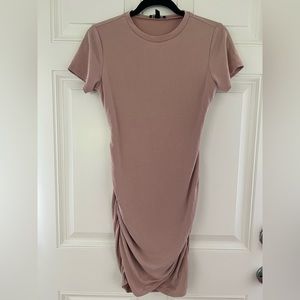 Casual side ruched Express dress. Never worn.